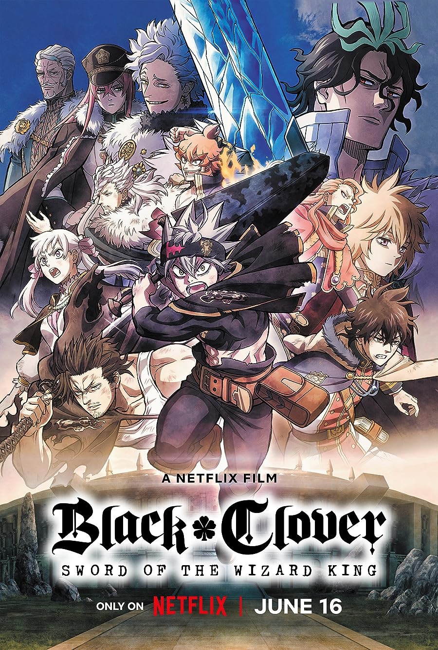 دانلود فیلم Black Clover: Sword of the Wizard King 2023