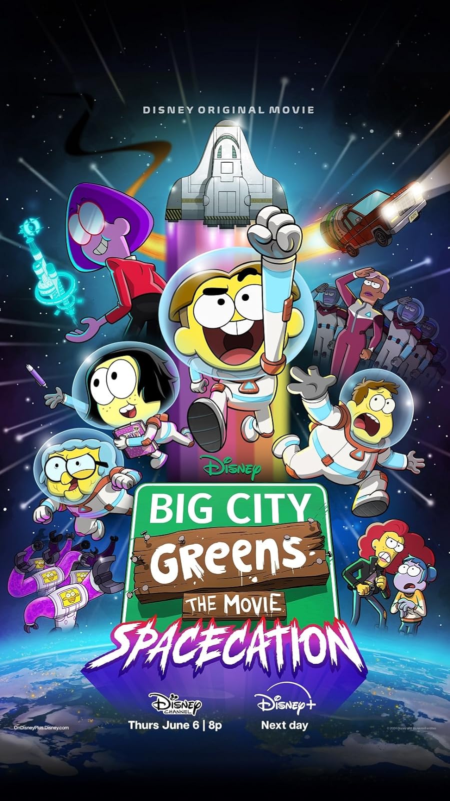 دانلود فیلم فیلم سبزهای شهر بزرگ : فضاسازی | Big City Greens: The Movie 2023